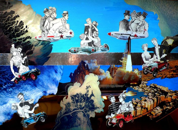 MOVING LOVERS (Seeder Collage. June 2011)