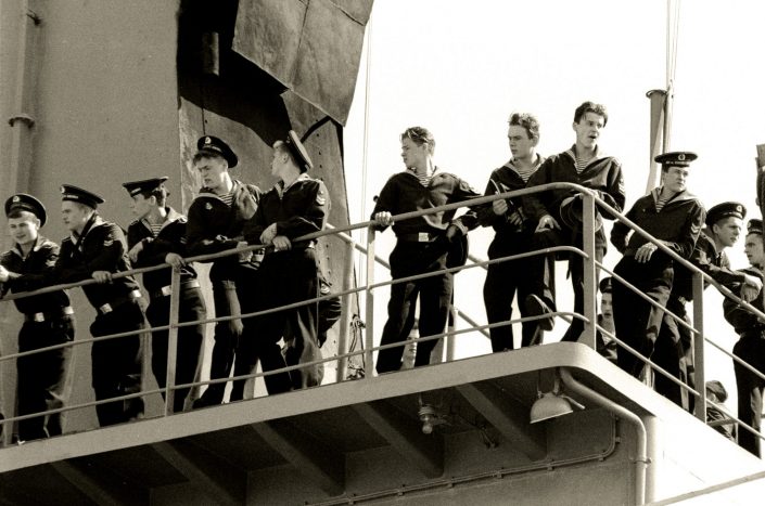 Russian Sailors - Port Vell (Barcelona. March 1993)
