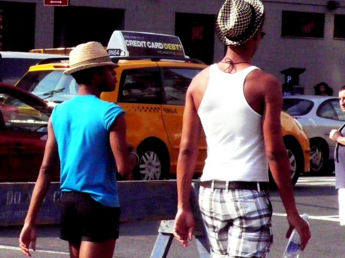 "Two Guys". 8th Avenue. New York City. 2009
