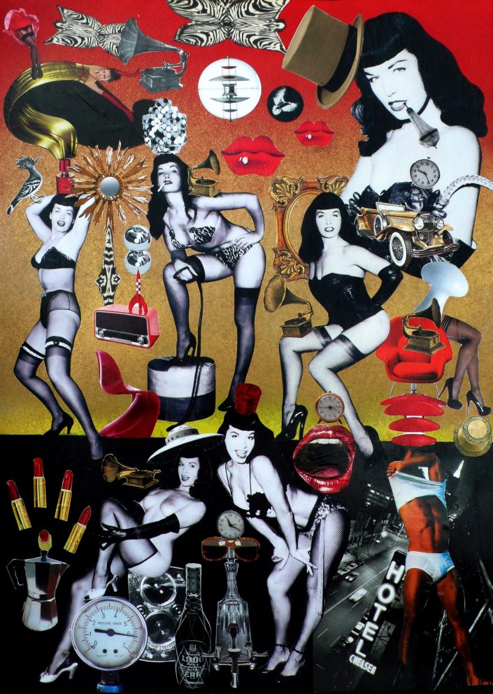 24h WITH BETTIE PAGE (Seeder Collage. April 2018)