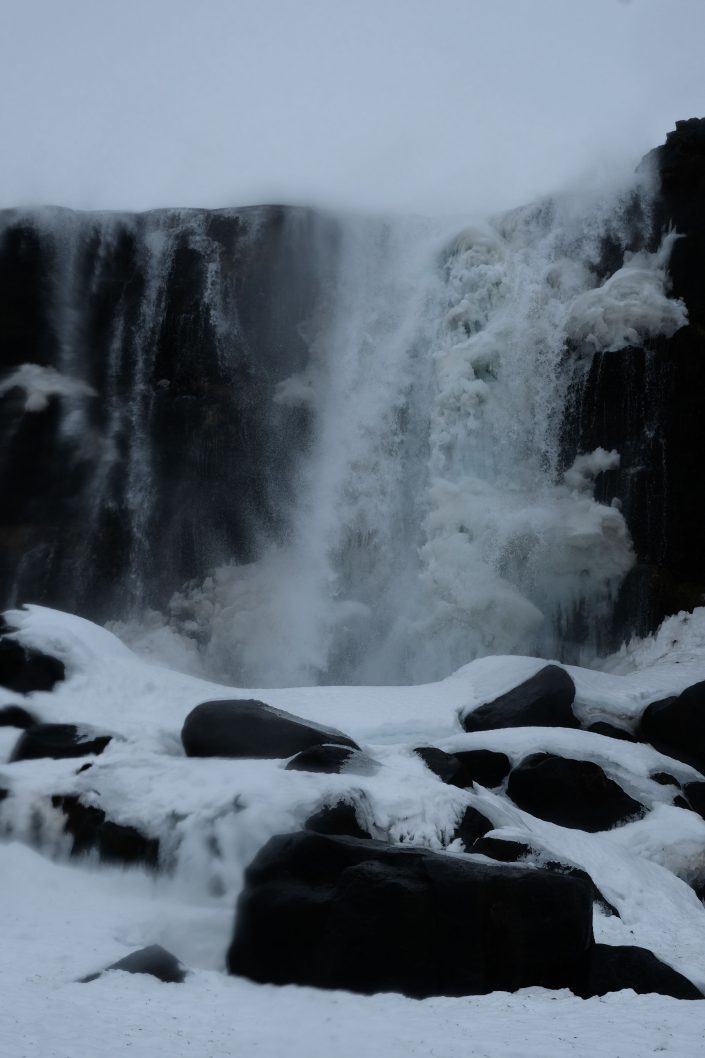 Melting Ice - Thingvellir Park Waterfall (Iceland) - 2026